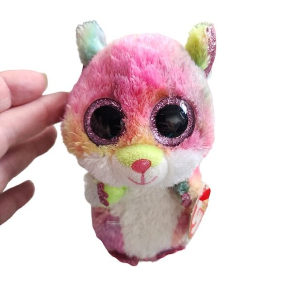 Ty Beanie Boos 36214 Rodney The Pink Hamster 6" - Picture 5 of 11